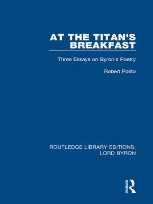 cover image of At the Titan's Breakfast